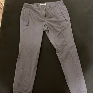 LOFT skinny ankle pant. Size 8, mushroom brown.